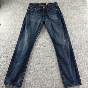 AG Adriano Goldschmied Jeans Mens 30x32 The Hero Relaxed Fit Dark Wash‎ Faded
